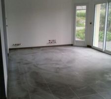 Carrelage de la partie salon