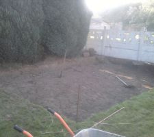 Pr&eacute;paration de l'acc&egrave;s chantier