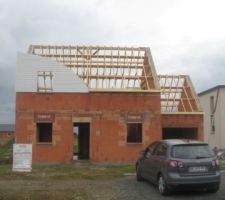 Bardage blanc cassé fait !!
