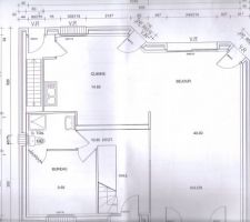 PLan du rez-de-chaussée