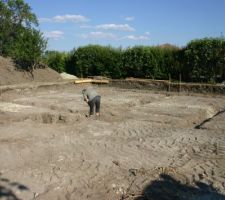 V&eacute;rification de la pofoneur des fondations par beau papa