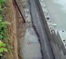 Chemin pour drain