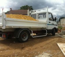 Premier camion de sablon ....