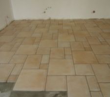 On a attaqu&eacute; le carrelage