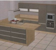 Vue de la cuisine command&eacute;e chez Eggo