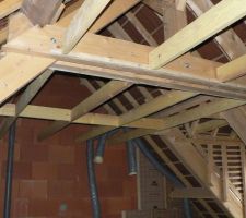 Solivage fait à l'étage