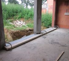 Seuils des baies du salon