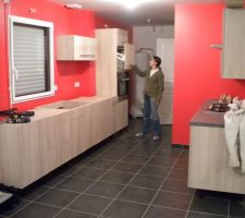 Cuisine en cour de montage