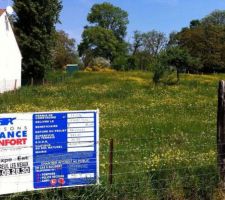 Mon terrain, vu de la rue...