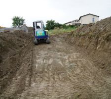 Décapage chemin d'accès