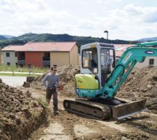 Décapage chemin d'accès