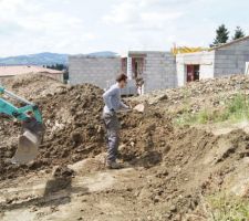 Décapage chemin d'accès