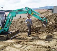 Décapage chemin d'accès