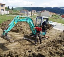 Décapage chemin d'accès