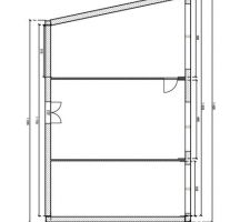 Plan de la grange avant travaux