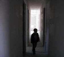 Couloir vu du garage