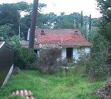 Etat du terrain derri&egrave;re la maison