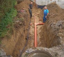 Raccordement eau usée / eau potable