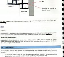 Intervention de la SOCOTEC. Sondage des structures béton armé