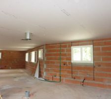 Tout est quasiment fini niveau plafond, à quelques bouts/angles prés.