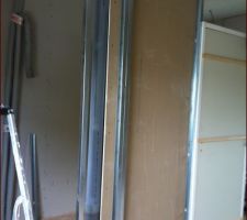 Cloison chambre / wc de l'étage