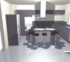 Vue de la cuisine
