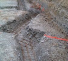 Les fers à béton sont posés