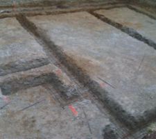 Les fers &agrave; b&eacute;ton sont pos&eacute;s