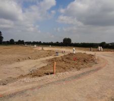 Fin de viabilisation des parcelles du lotissement