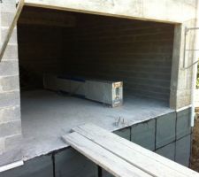 La porte de garage est arrivée !!