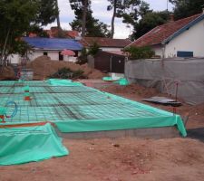 Film anti thermite  feraillage avant coulage