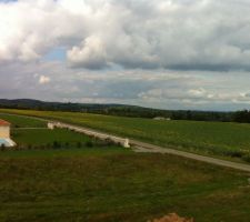 La vue depuis la cuisine