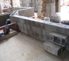 Mur vide sanitaire / evacuations