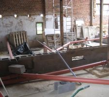 Mur vide sanitaire / evacuations