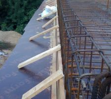 Acrotère du toit terrasse