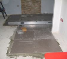 Coin du po&ecirc;le &agrave; bois