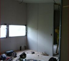 Finition de la mezzanine