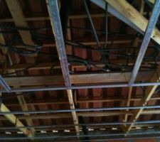 Les rails du plafond