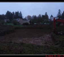 Début du terrassement