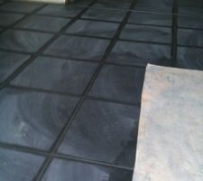 Le carrelage du RDC