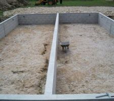 Tout-venant dans vide sanitaire
