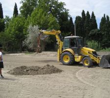 On d&eacute;place quelques arbres et rosiers