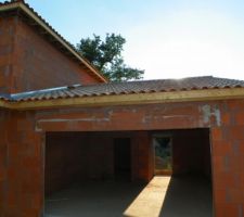 Toiture garage exterieure
