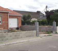 L'entrée du garage