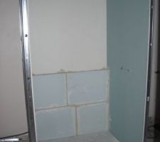 Creation de la douche de la suite parentale