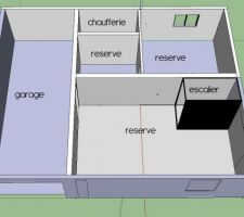 Plan du rdc avant ( au moment de l'achat )