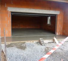 Dalle du garage