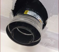 Il pleut dehors et le long du conduit ...