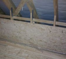 Habillage vertical également en OSB