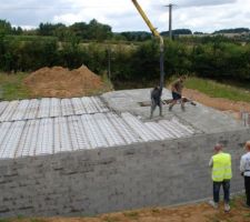 La dalle prend forme